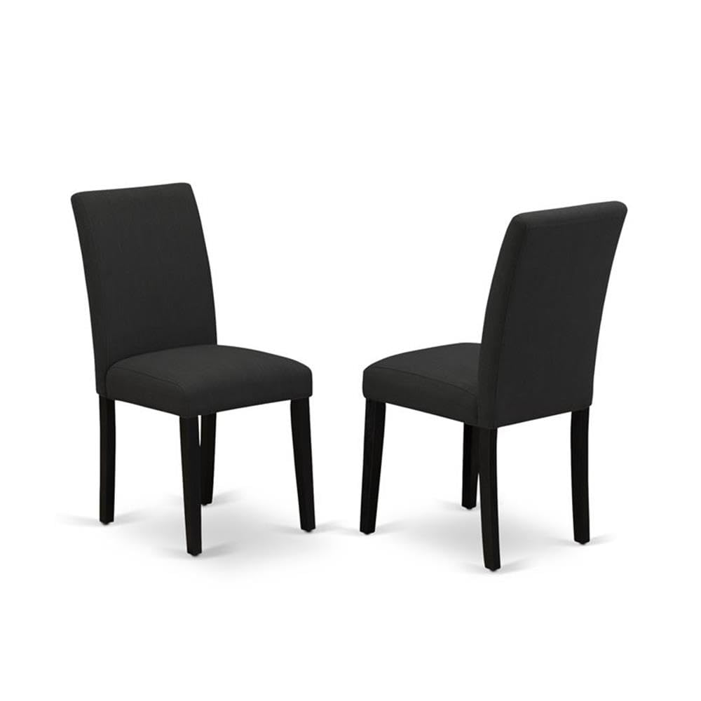 7 Piece Dining Set with 36x60 Inch Table and 6 Black Chairs Y478949