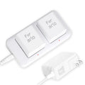 White Dual Slot Camera Battery Charger T108982