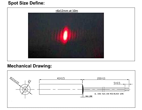 650nm 660nm Red Dot Laser Module Q6024