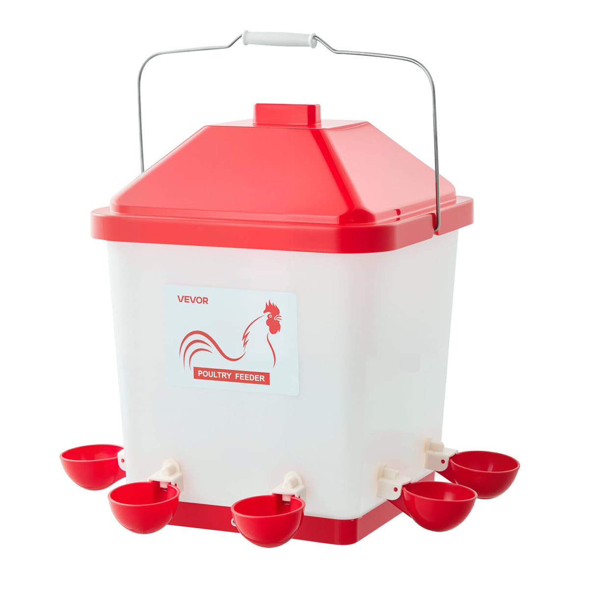 5 Gallon Automatic Chicken Waterer with 6 Water Ports B57645