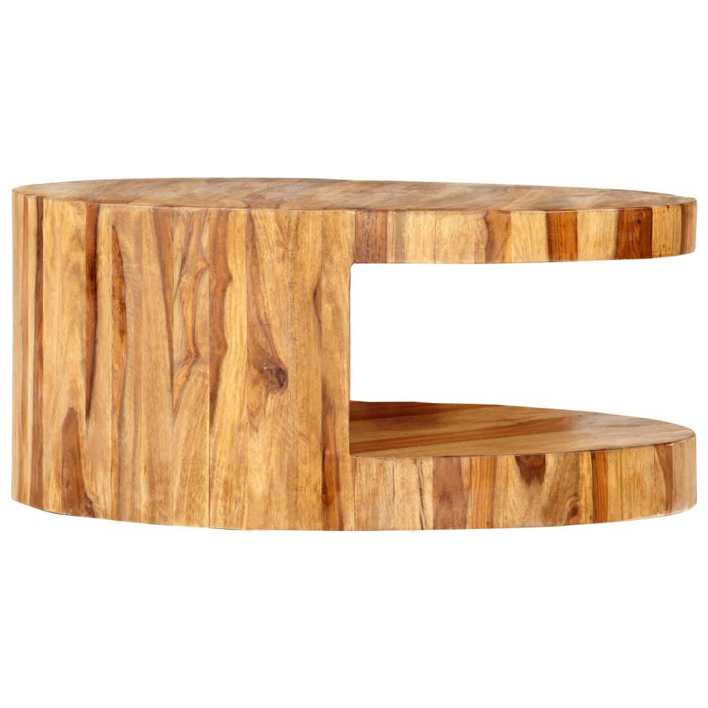 Round Coffee Table with Built-in Storage P84339