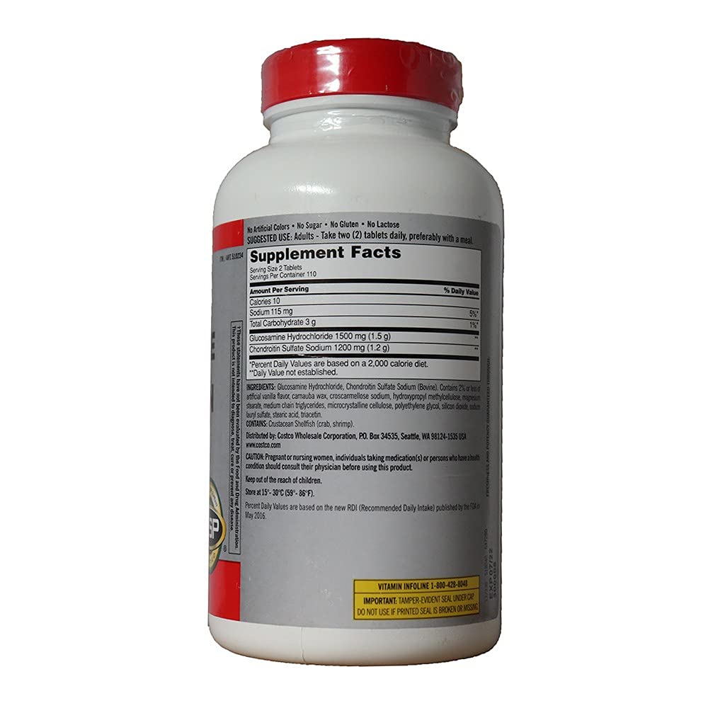 Glucosamine & Chondroitin 220 Tablets 4 Pack U4471
