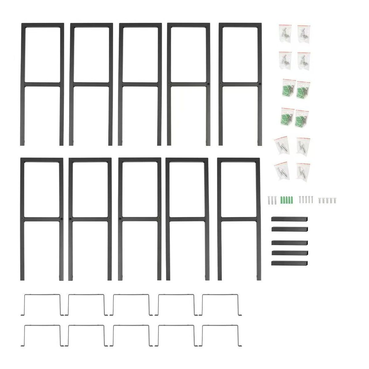 Wall Mount 34 Inch Media Storage Rack D905239