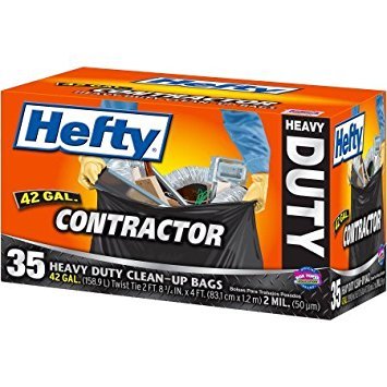 Heavy Duty 42 gallon 35 count Clean-Up Bags J446