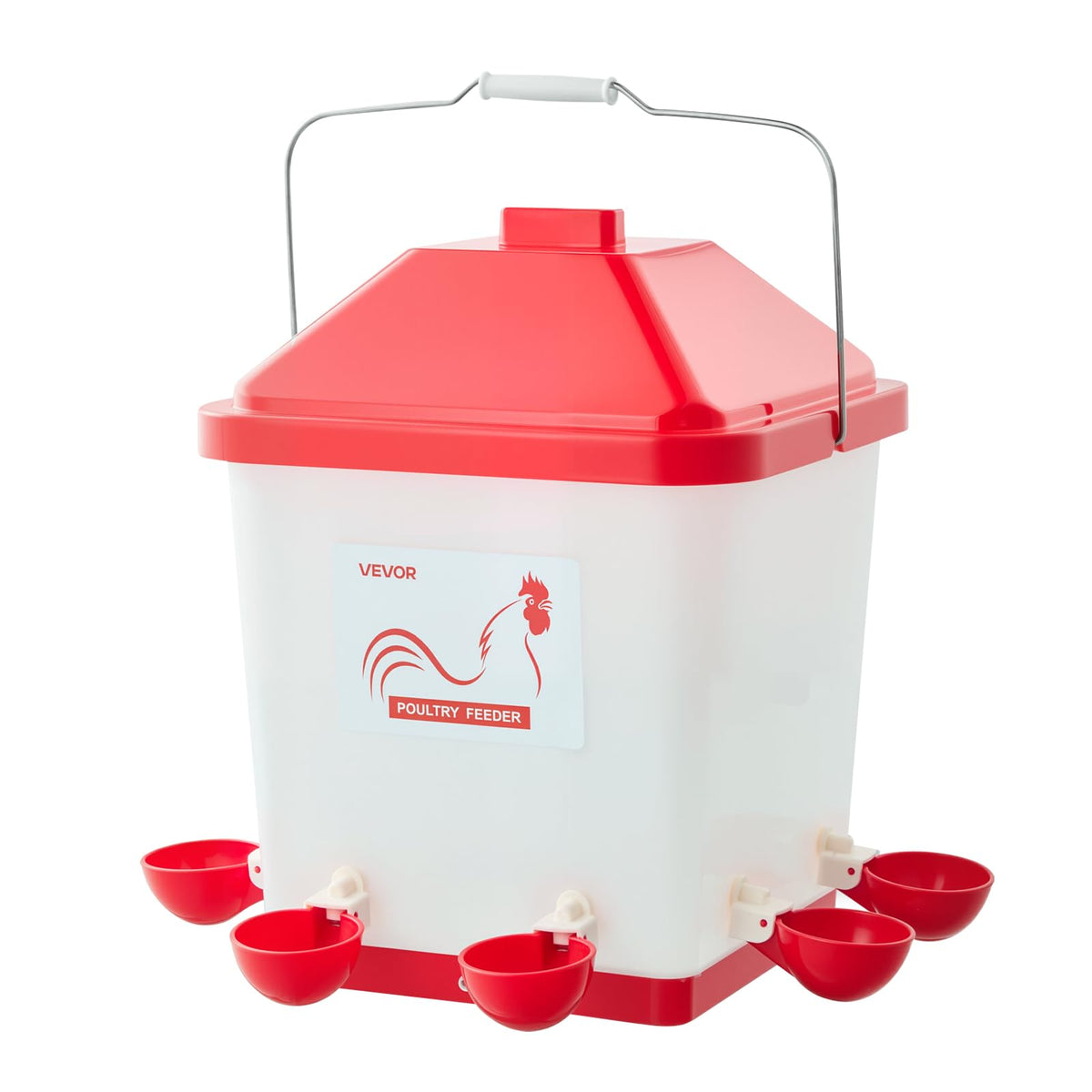 5 Gallon Automatic Chicken Waterer with 6 Water Ports B57645