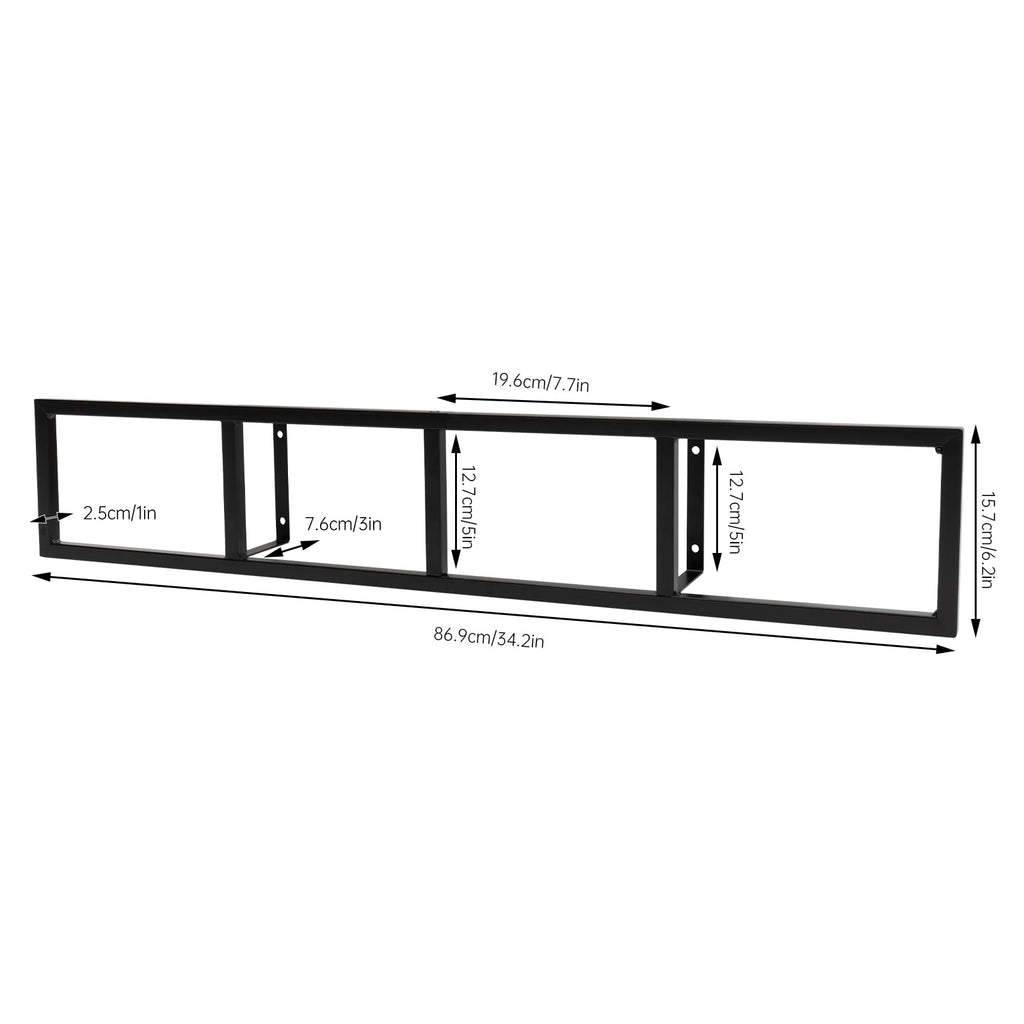 Wall Mount 34 Inch Media Storage Rack D905239