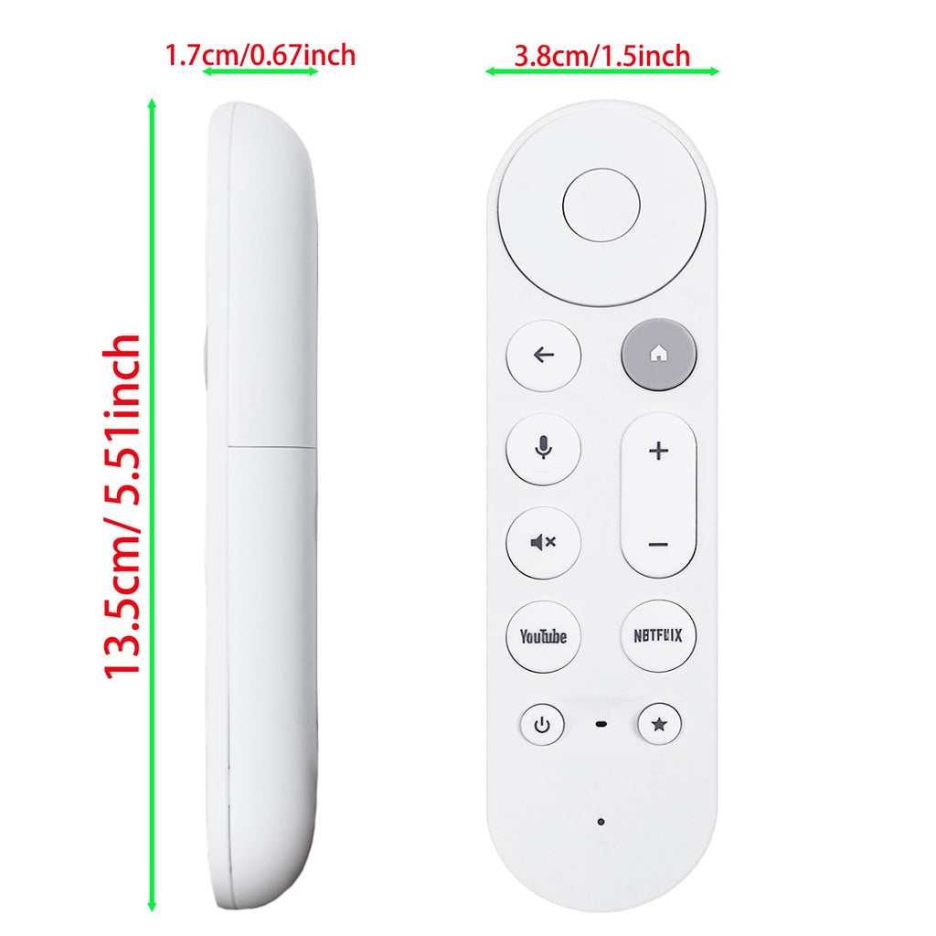 Voice Search Remote Control Replacement for Google TV Streamer 4K D168072