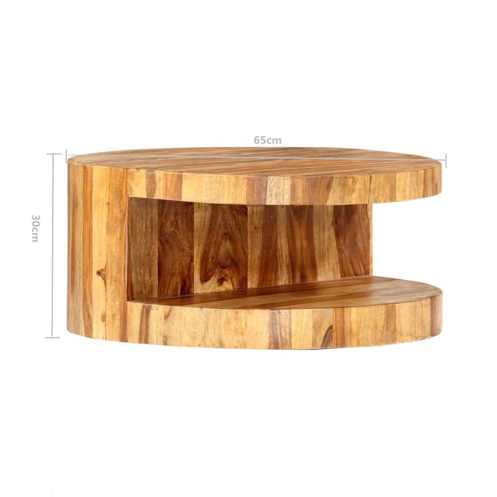 Round Coffee Table with Built-in Storage P84339