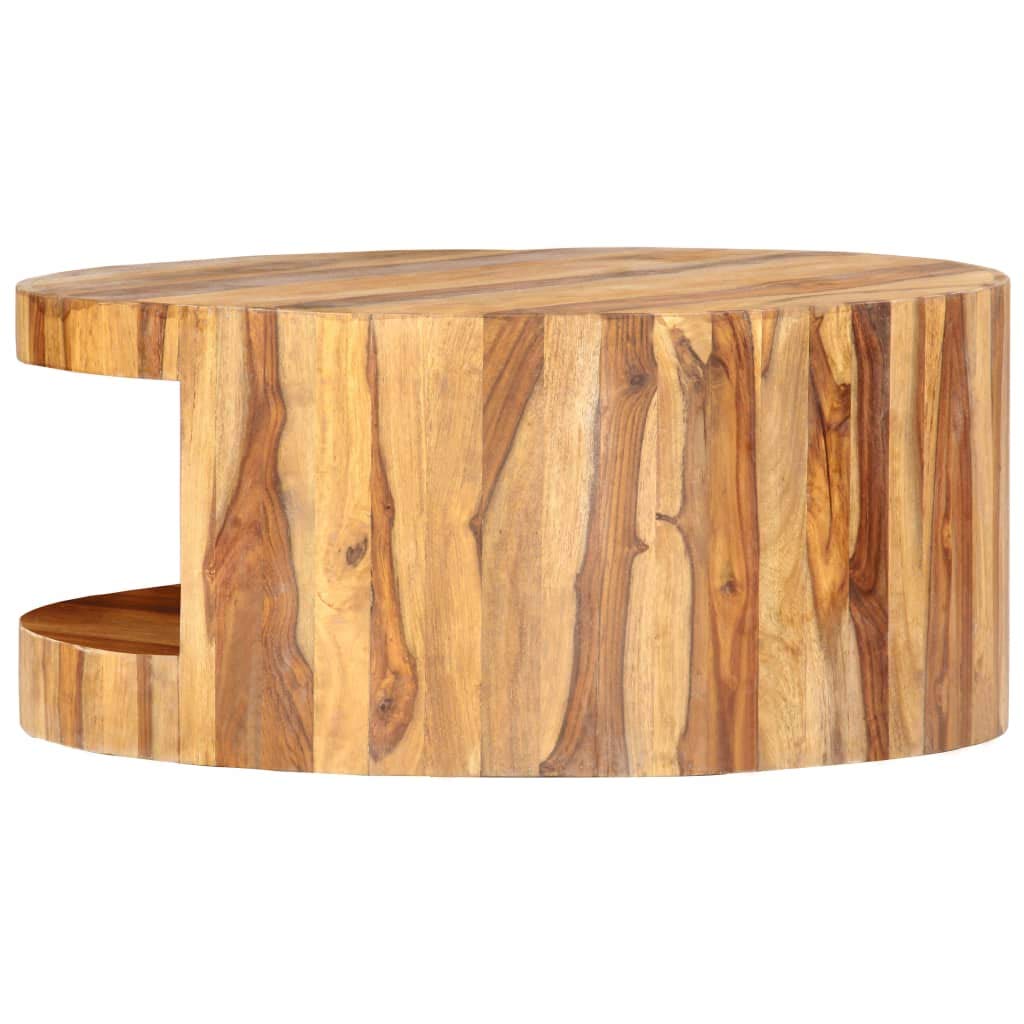 Round Coffee Table with Built-in Storage P84339