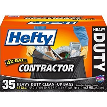 Heavy Duty 42 gallon 35 count Clean-Up Bags J446