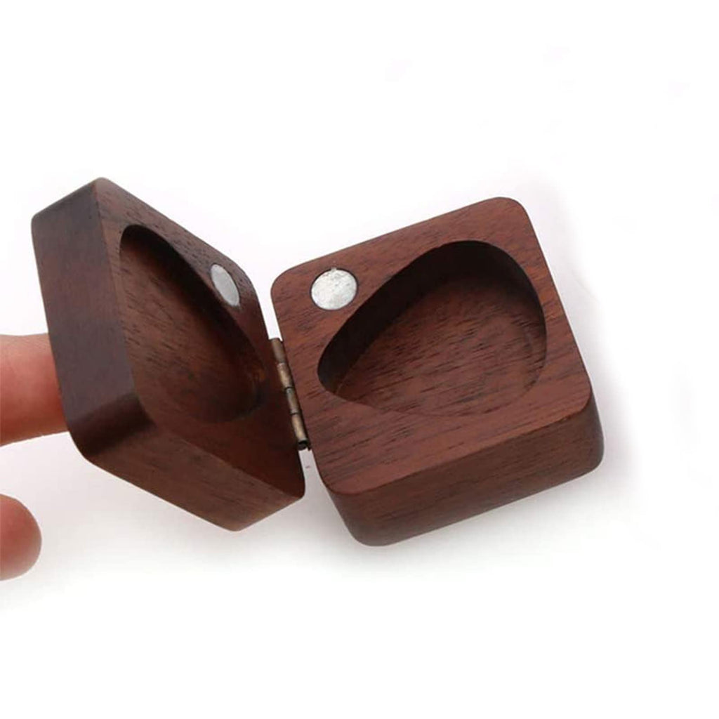 Wooden Guitar Pick Case Holder C5207