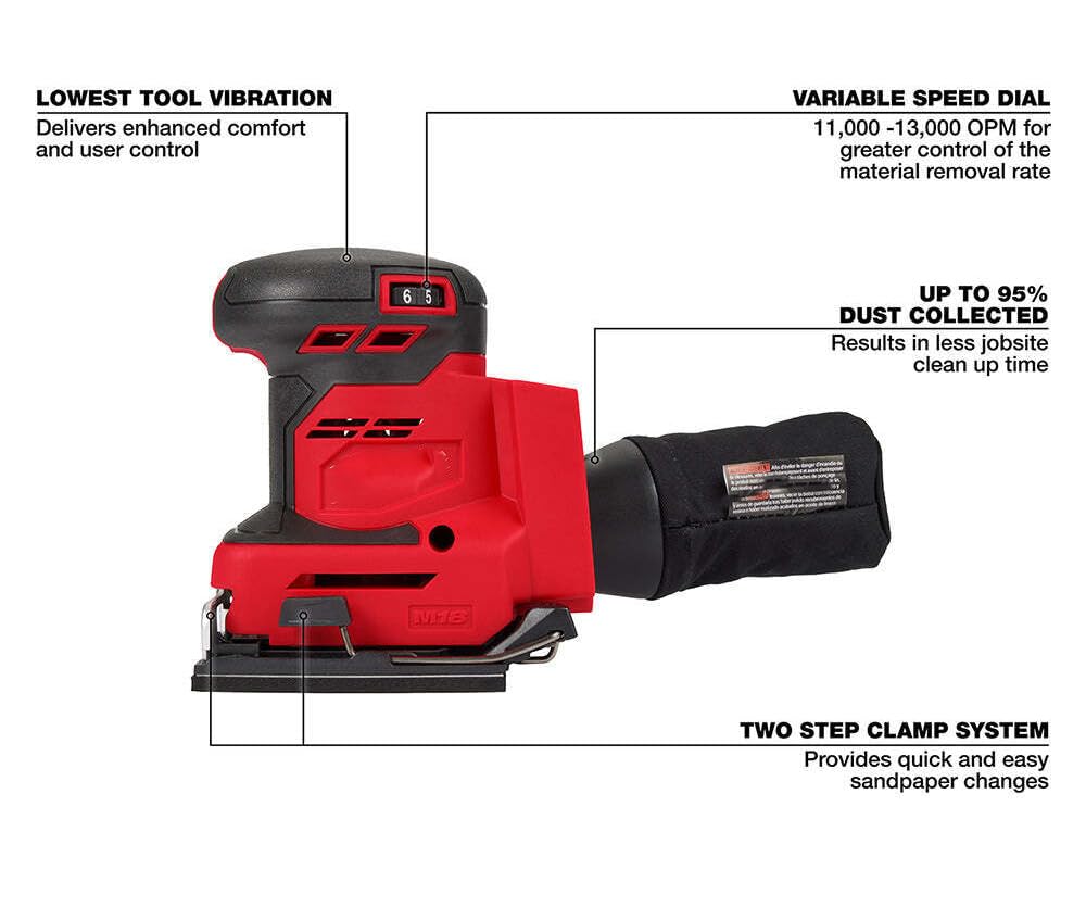Cordless Orbital Sheet Sander M7612