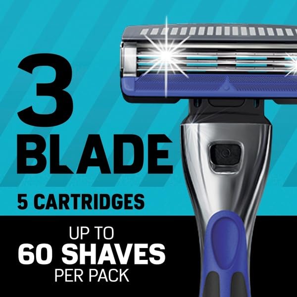 3 Blade Razor Cartridges 5 Count M63704
