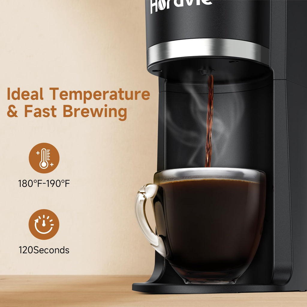 Single Serve Coffee Maker for K-Cup & Grounds C5333