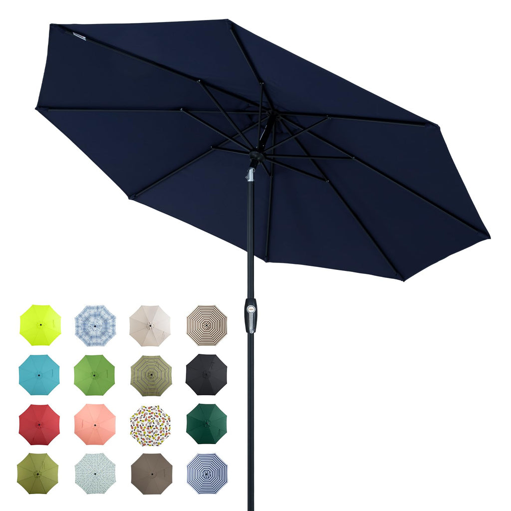 Patio Market Outdoor Table Umbrella with Auto Tilt and Crank G644570