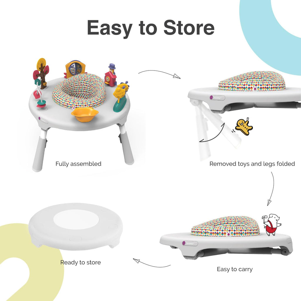 Convertible 3-in-1 Baby Activity Center & Play Table N2272