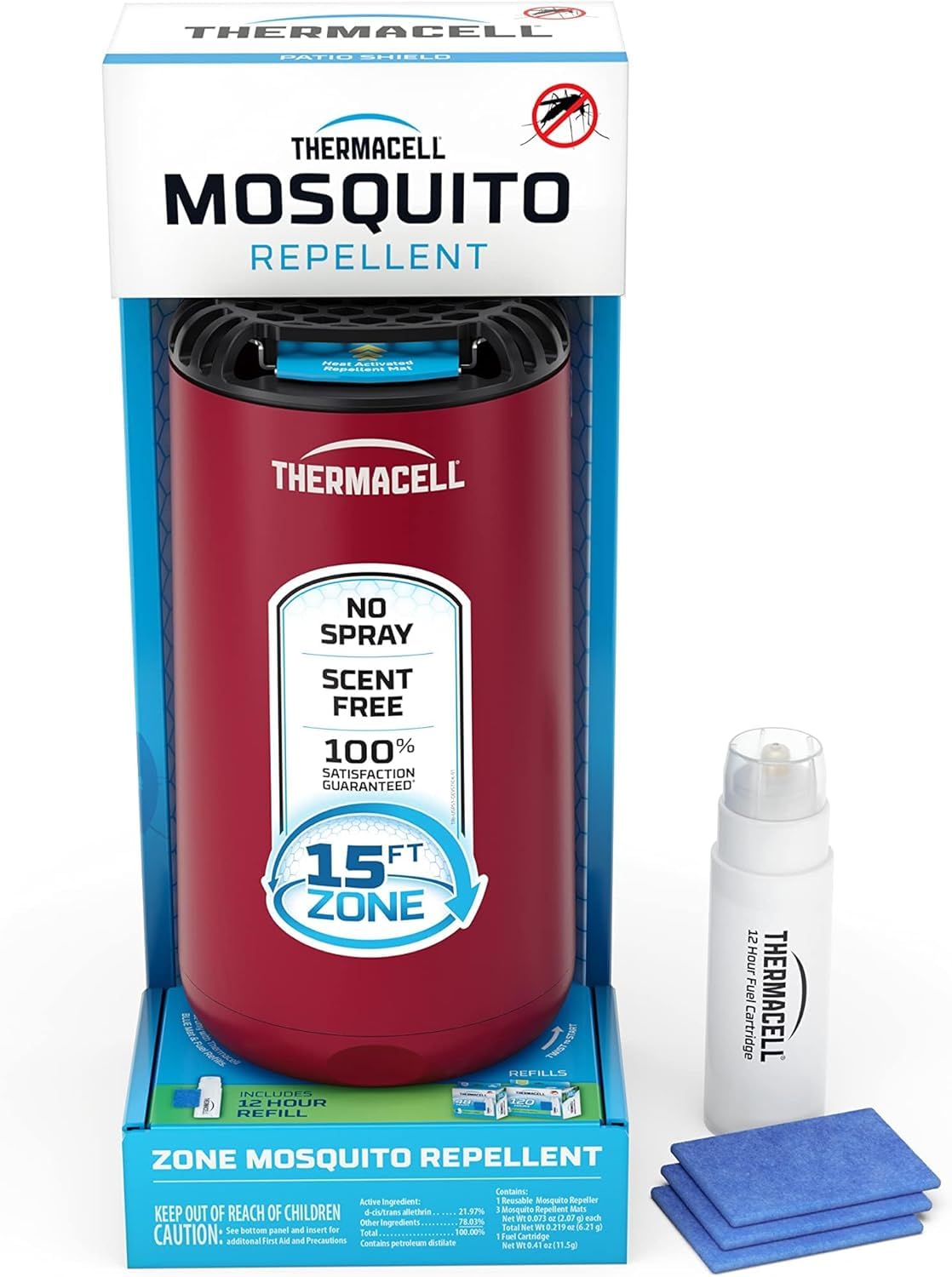 Mosquito Repeller Patio Shield 12-Hour Refill 15 Foot Zone I120519