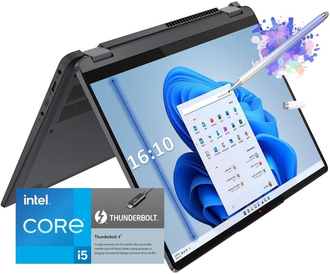 14" FHD IPS Touchscreen 2-in-1 Laptop, Intel Core i5, 8GB RAM 512GB SSD K6549