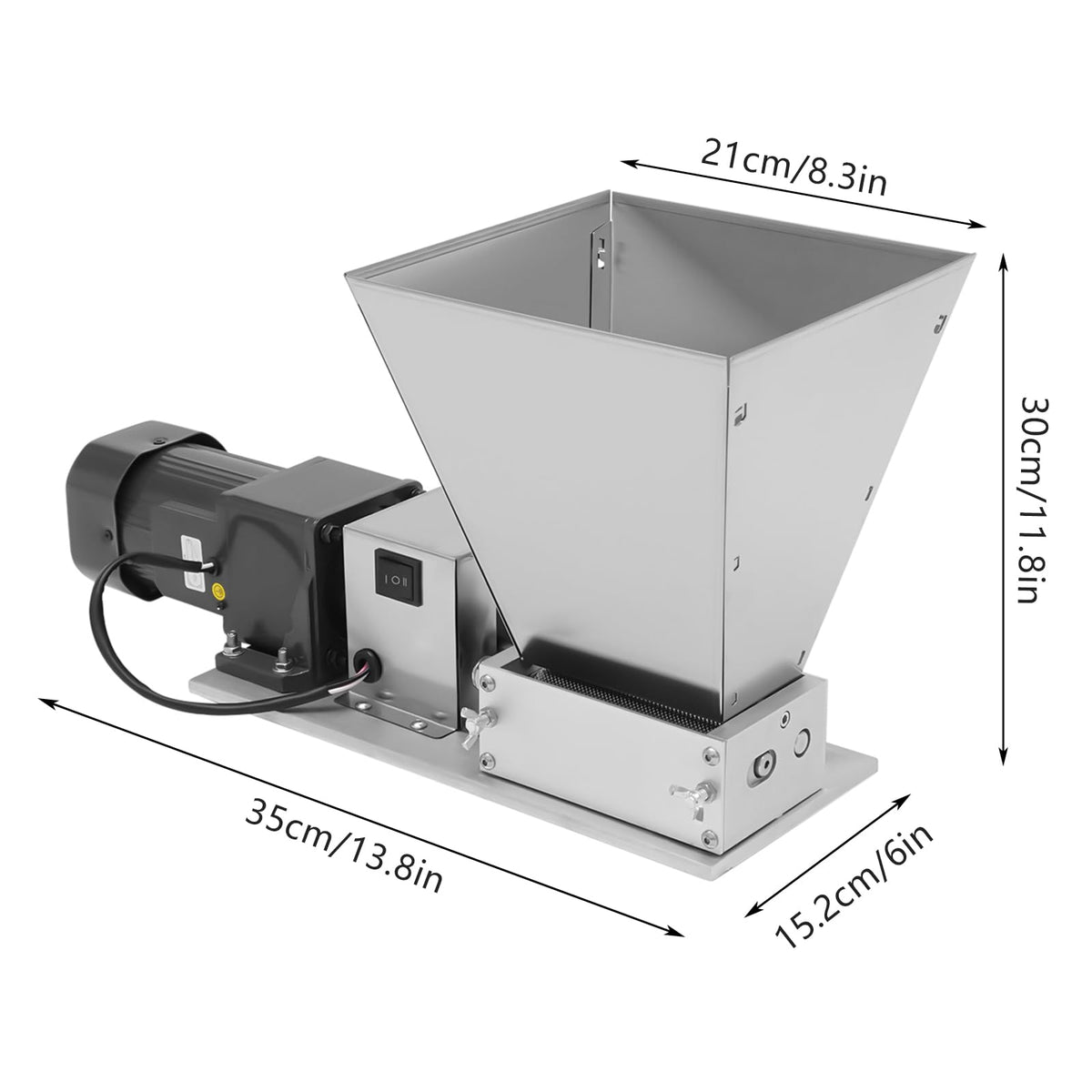 110V 60W Stainless Steel Grain Mill G462498