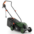 14" Corded Electric Push Lawn Mower with Grass Collection Box Q149037
