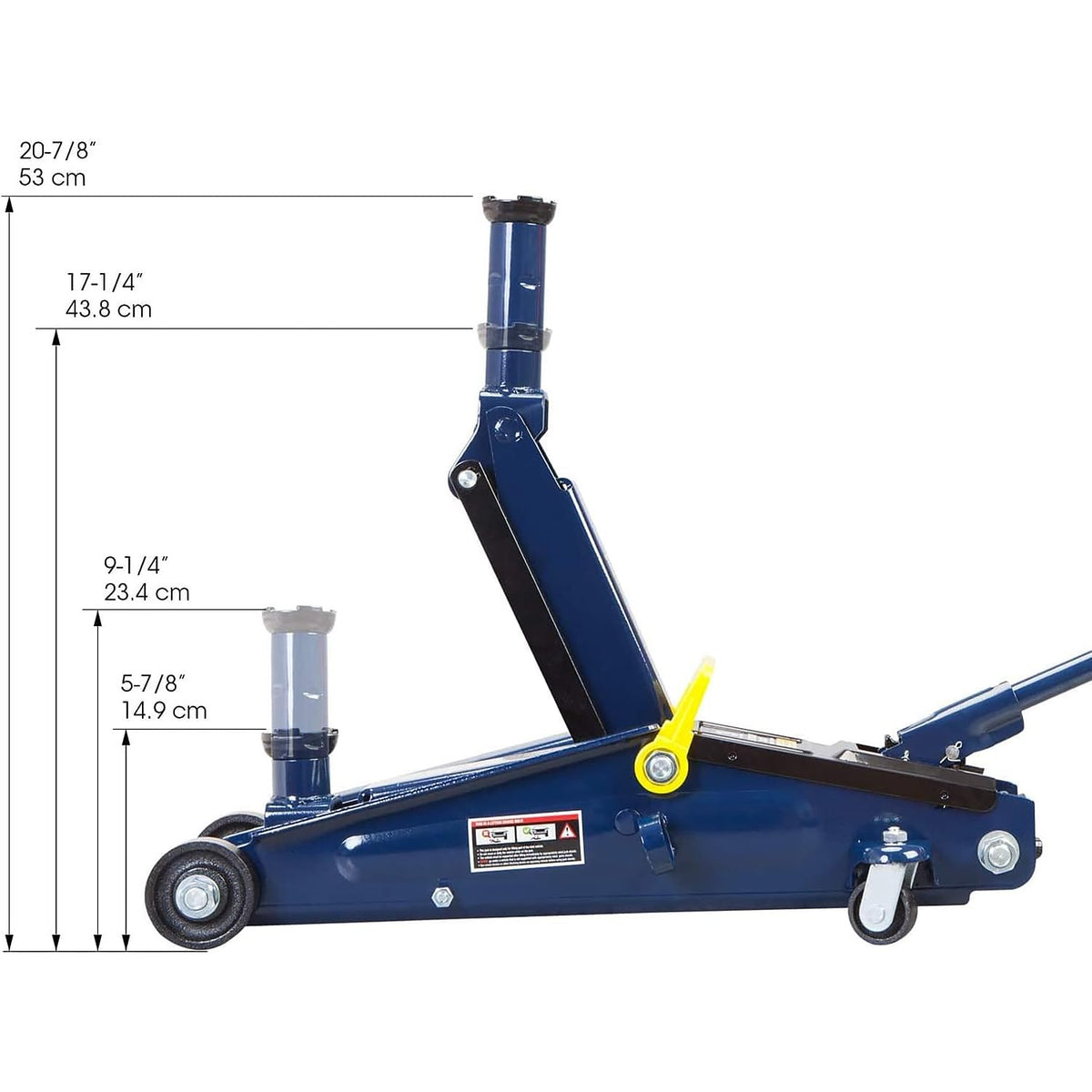 3 Ton Floor Jack & 6 Ton Jack Stands Q9955