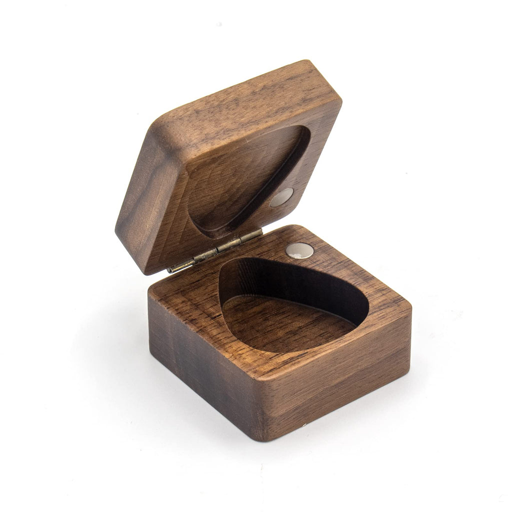 Wooden Guitar Pick Case Holder C5207