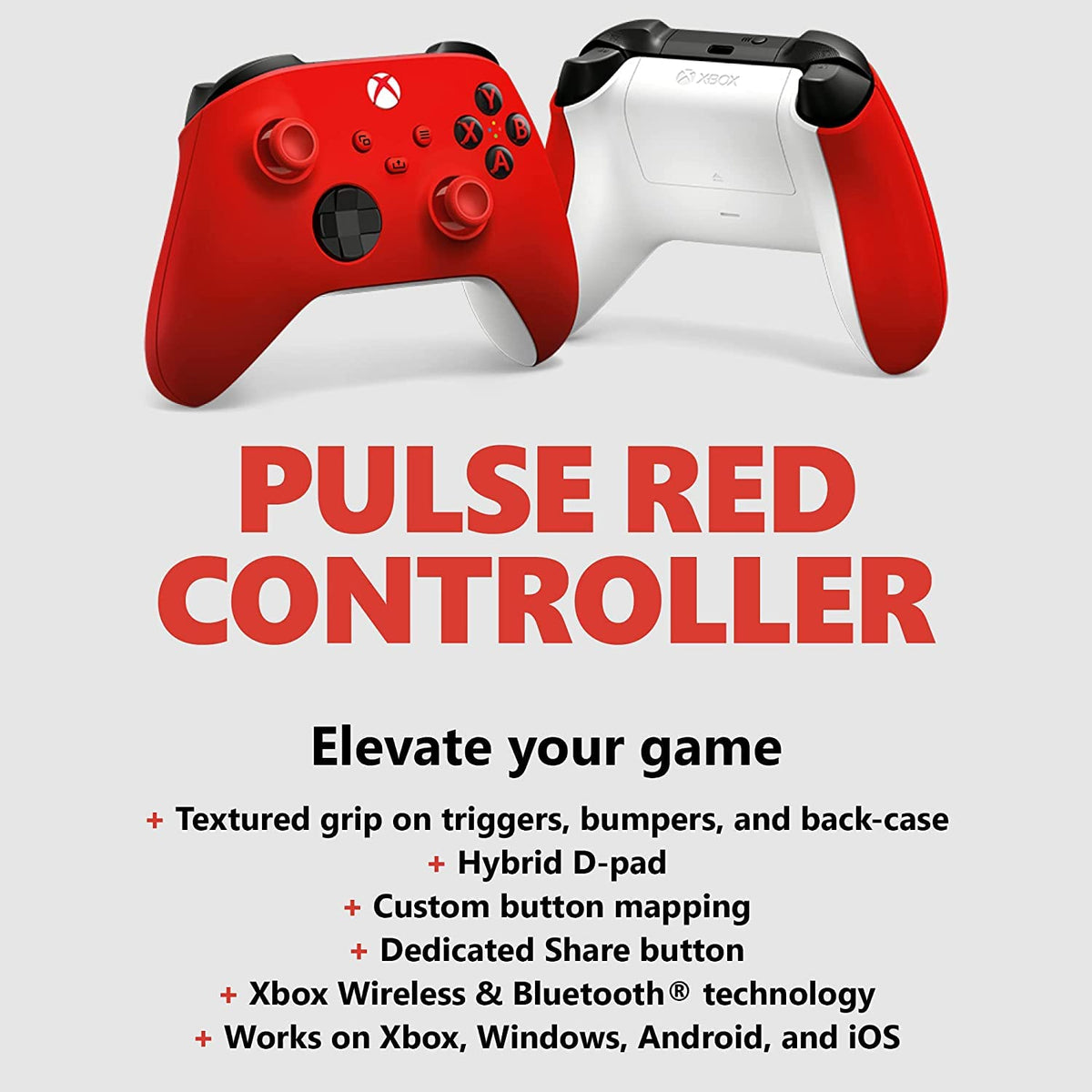 Wireless Gaming Controller Pulse Red S2177
