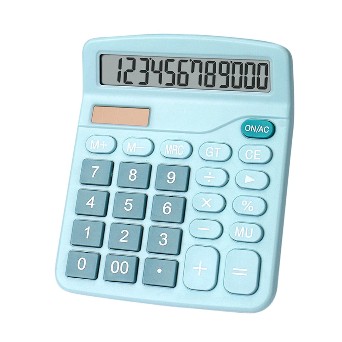 Big Buttons 12 Digits Large LCD Display Battery & Solar Powered Standard Function Calculator F2232