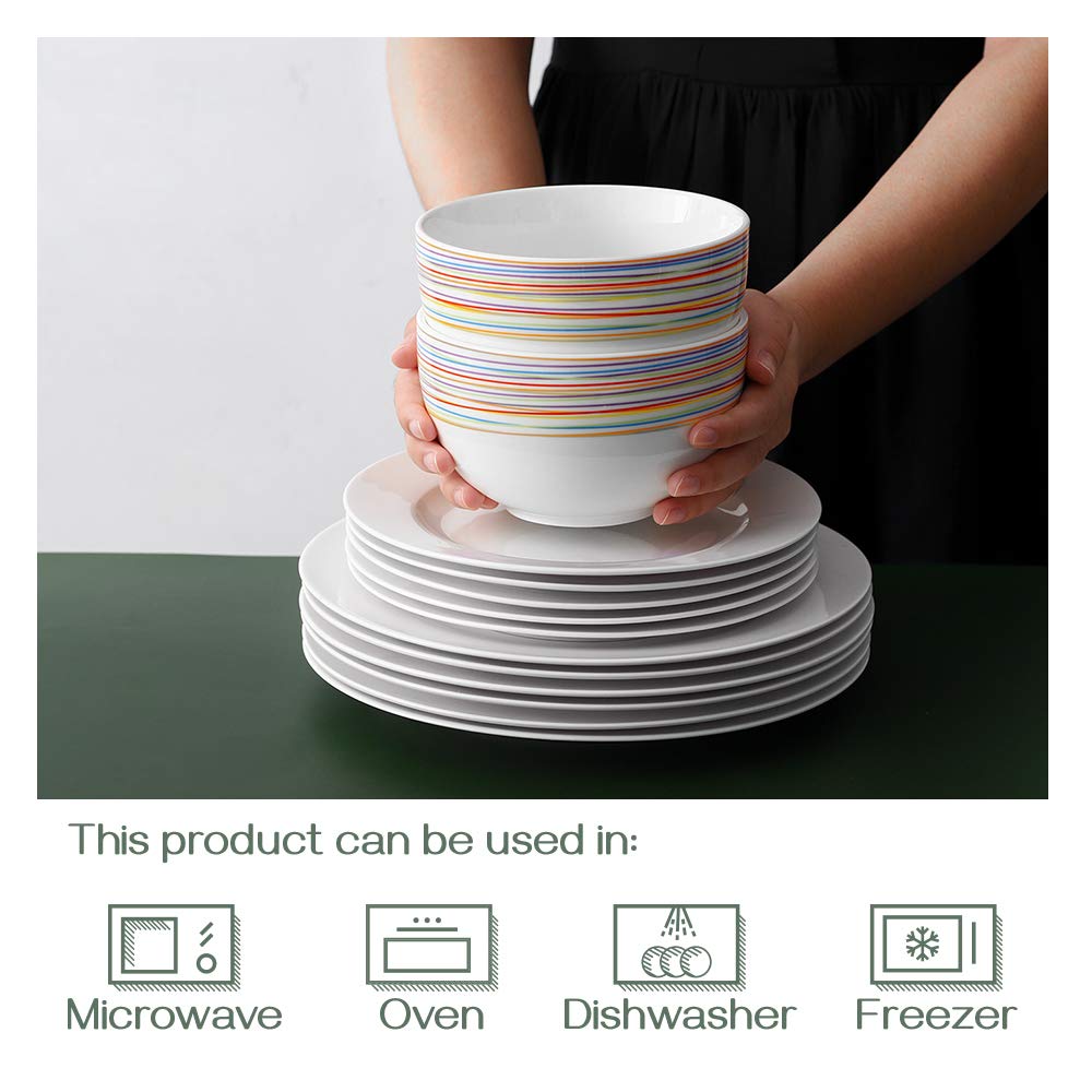 5.8" 30 Ounces Ceramic Bowls Set of 4 A2918