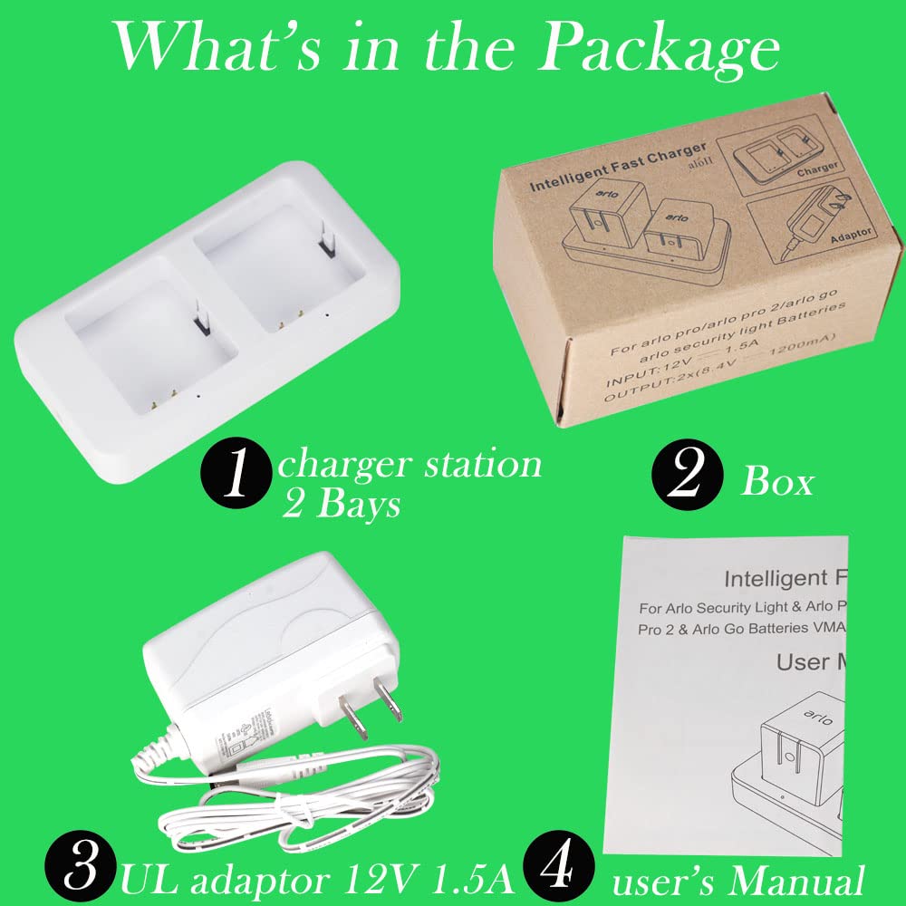 White Dual Slot Camera Battery Charger T108982
