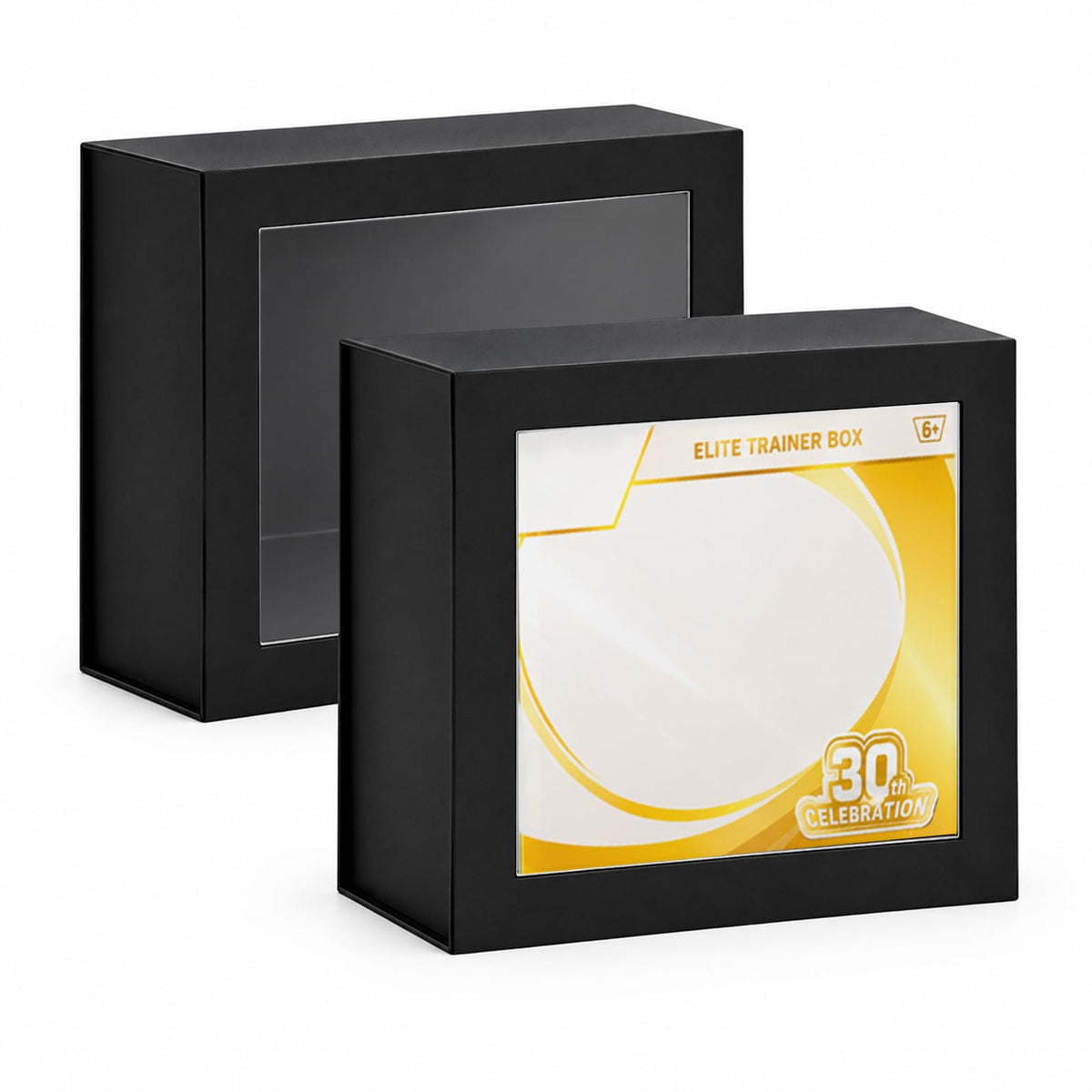 Black Cardboard Magnetic Display Box 4 Pack A125