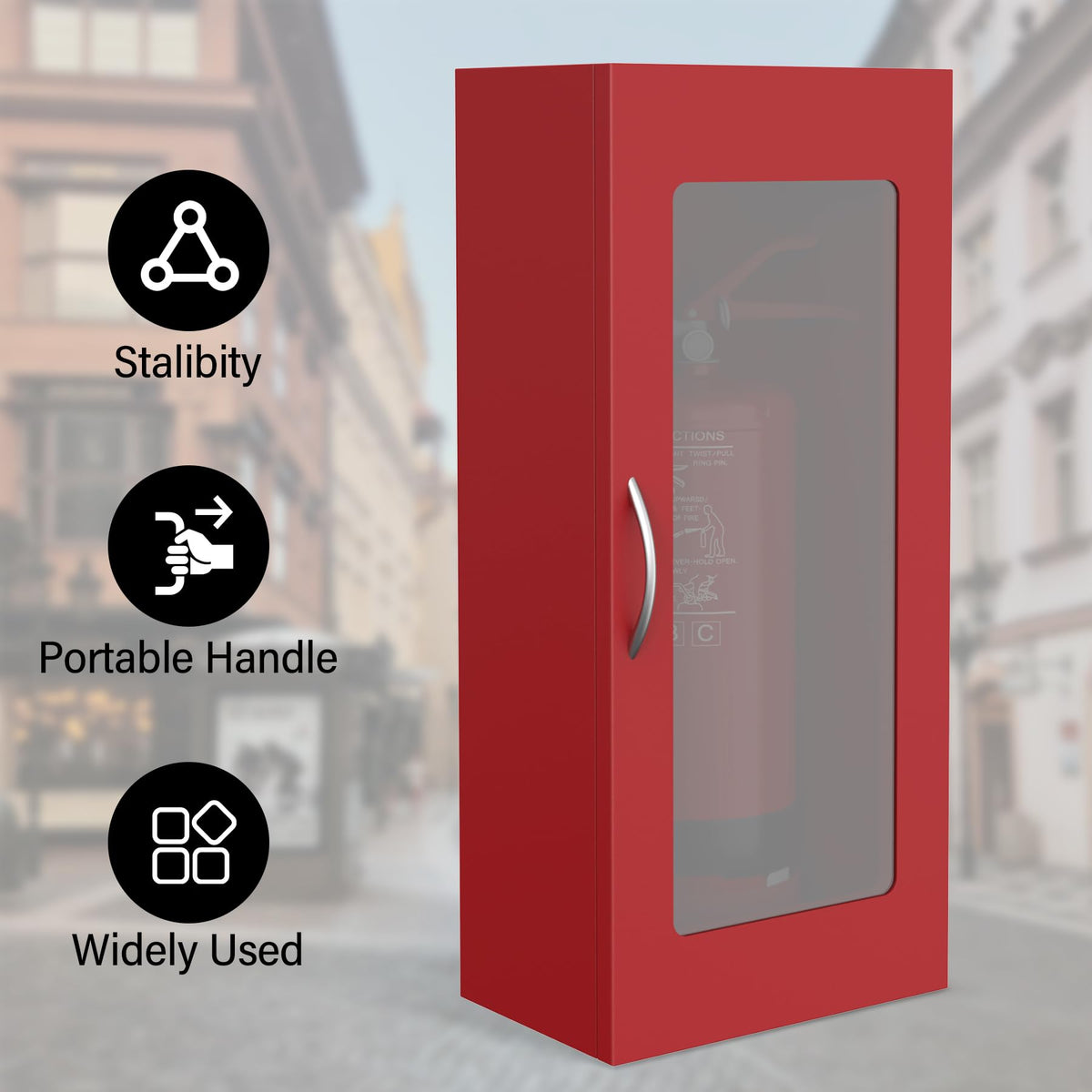 Wall Mounted Fire Extinguisher Cabinet E8589