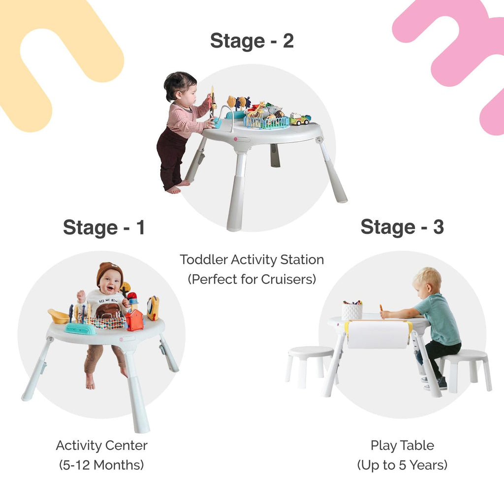 Convertible 3-in-1 Baby Activity Center & Play Table N2272