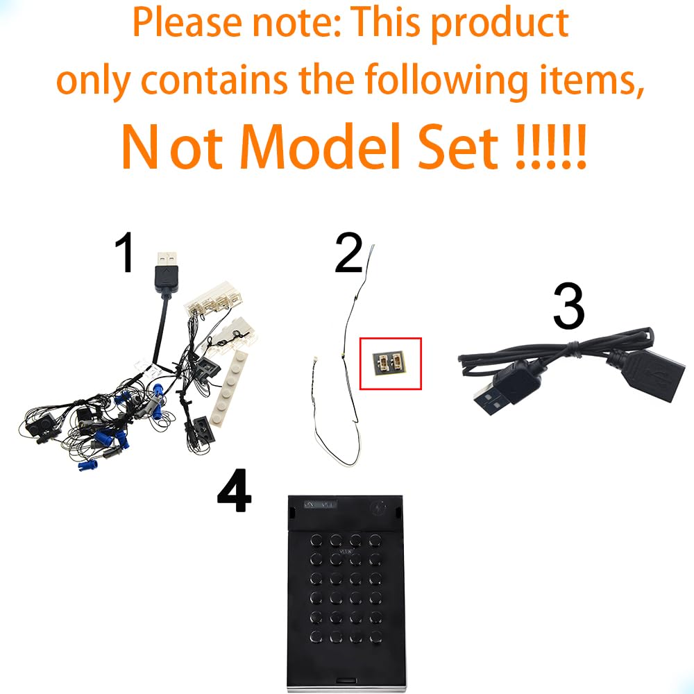 LED Light Kit for Race Car Building Model J579771