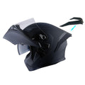 Matt Black XL Modular Full Face Motorcycle Helmet S64145
