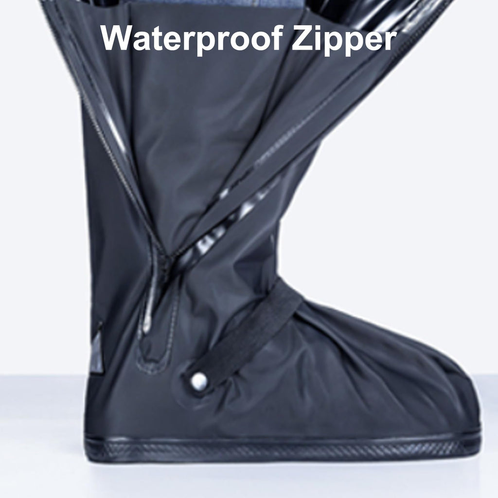 Waterproof Reusable Foldable Shoe Covers with Zipper V711640