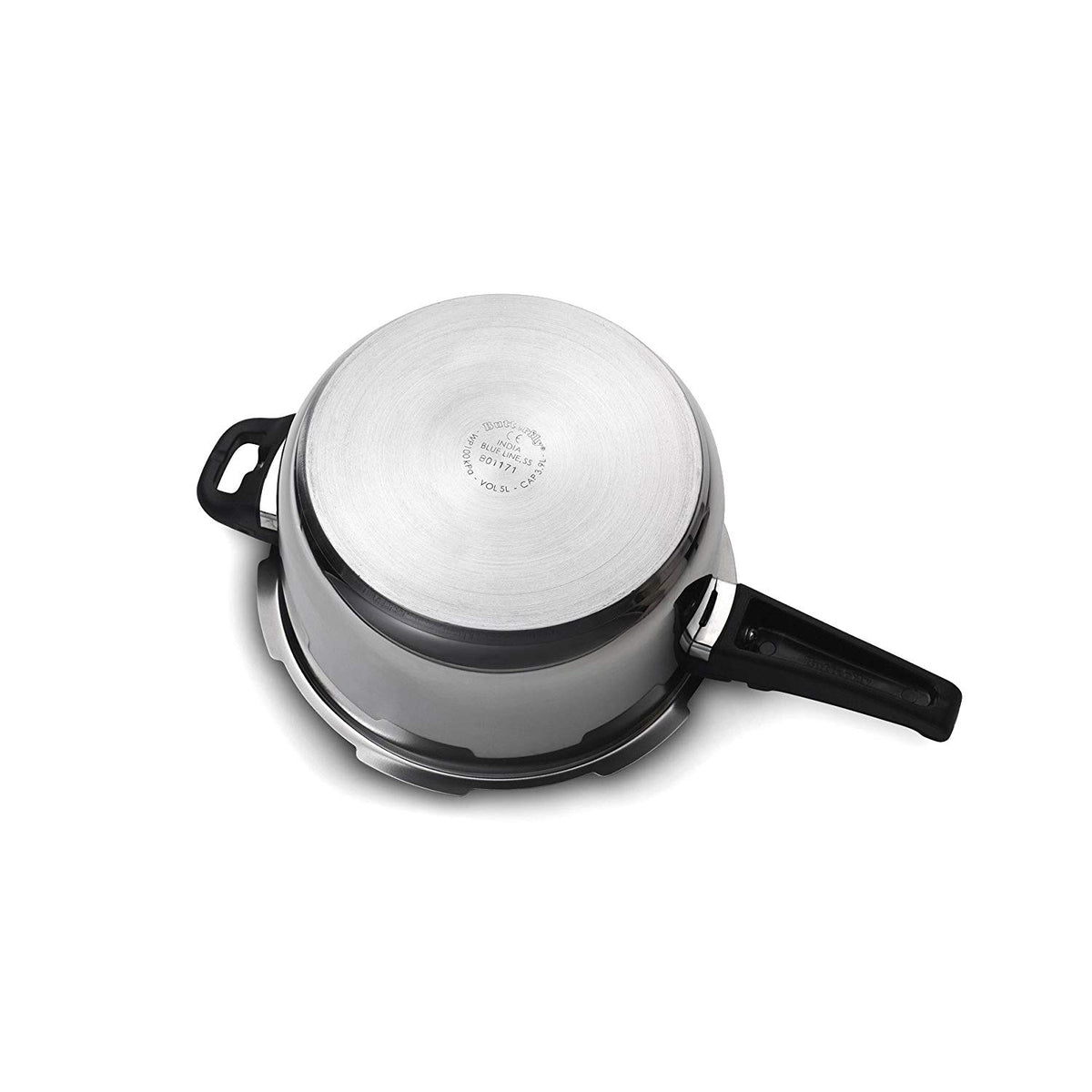5 Liter Stainless Steel Induction Bottom Pressure Cooker M6651