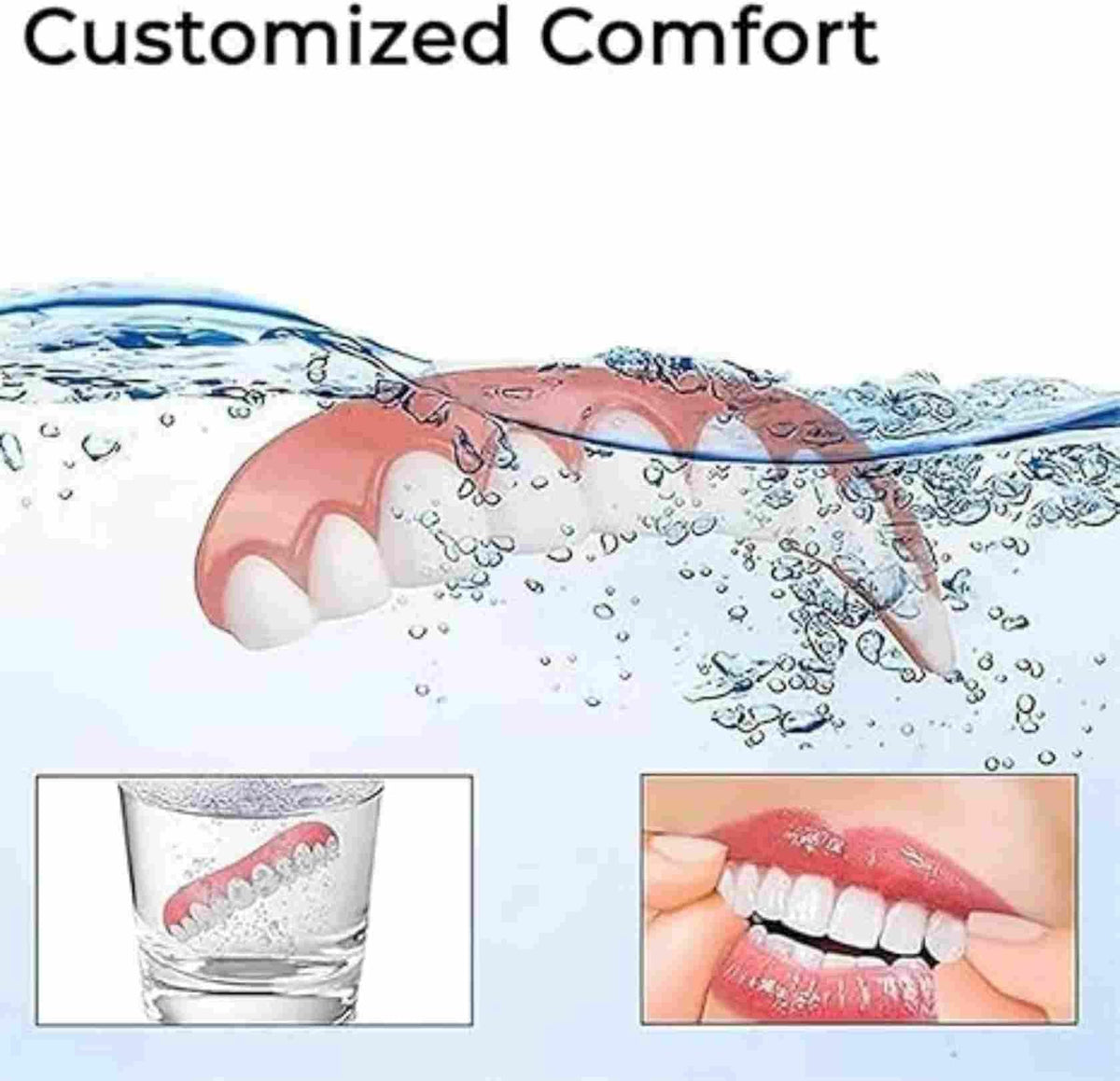 Adjustable Silicone Full-Mouth Denture Set G701