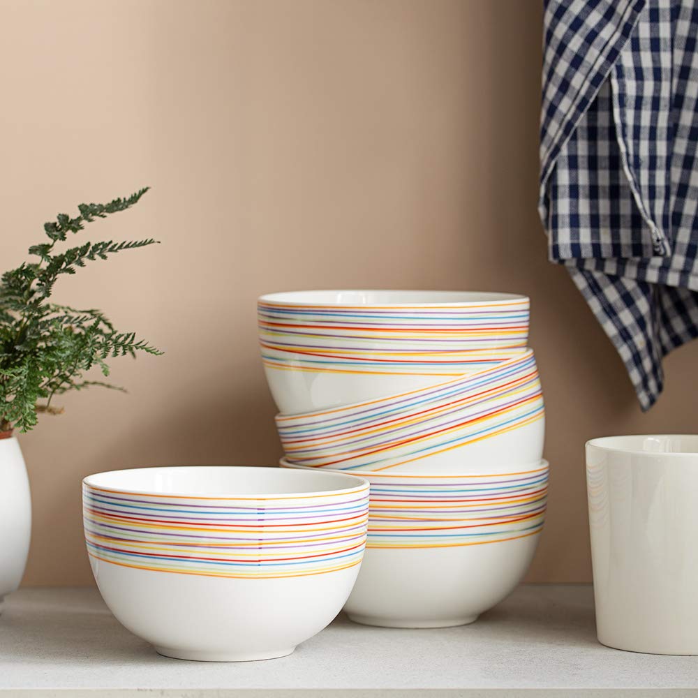 5.8" 30 Ounces Ceramic Bowls Set of 4 A2918