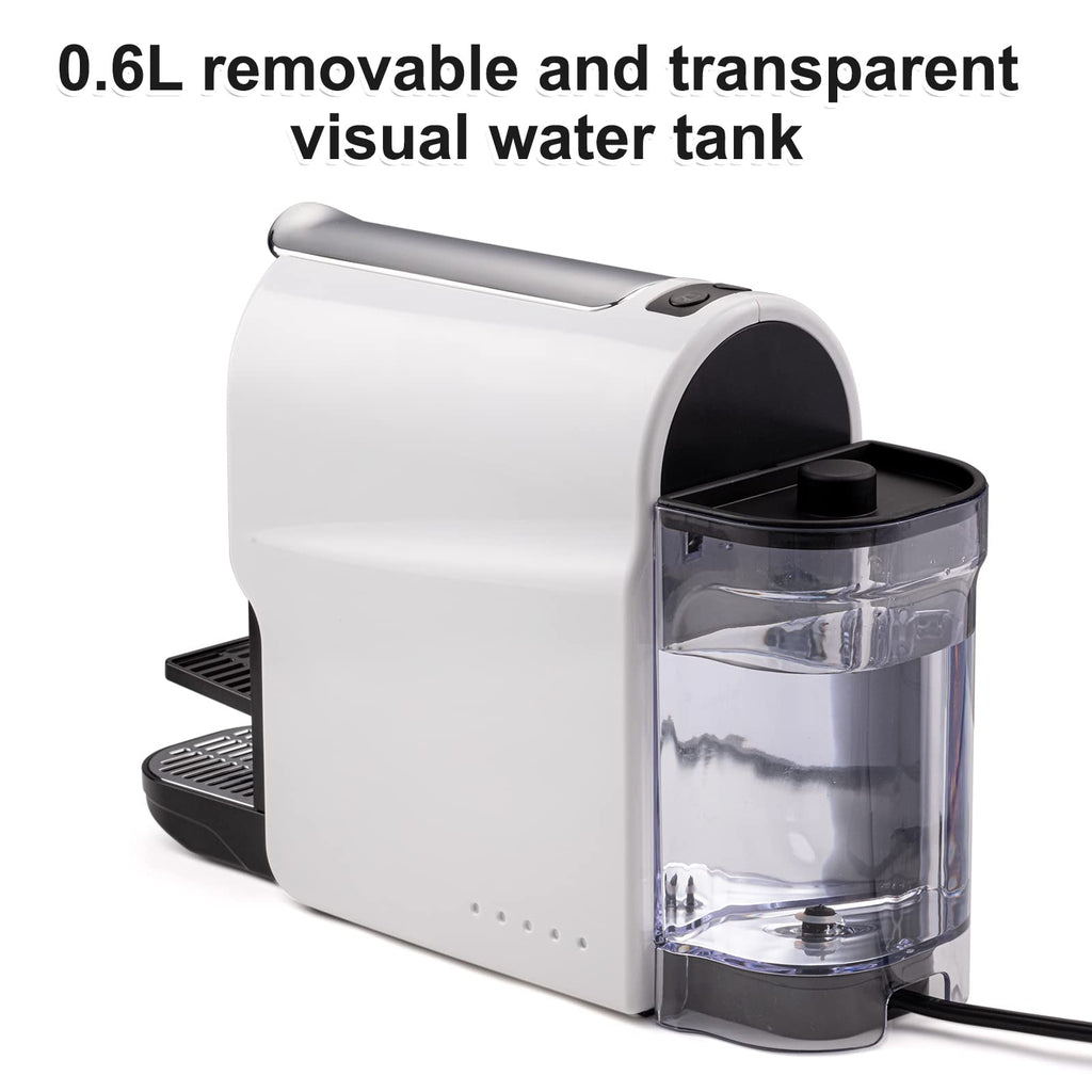 Espresso Pod Machine, 20 Bar, 22oz Removable Water Tank, 1350W O645