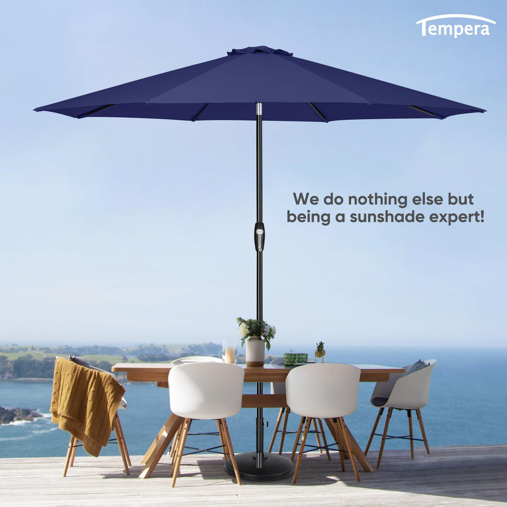 Patio Market Outdoor Table Umbrella with Auto Tilt and Crank G644570