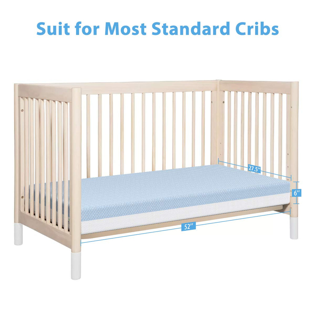 Dual Sided Gel Memory Foam Crib Mattress V46752