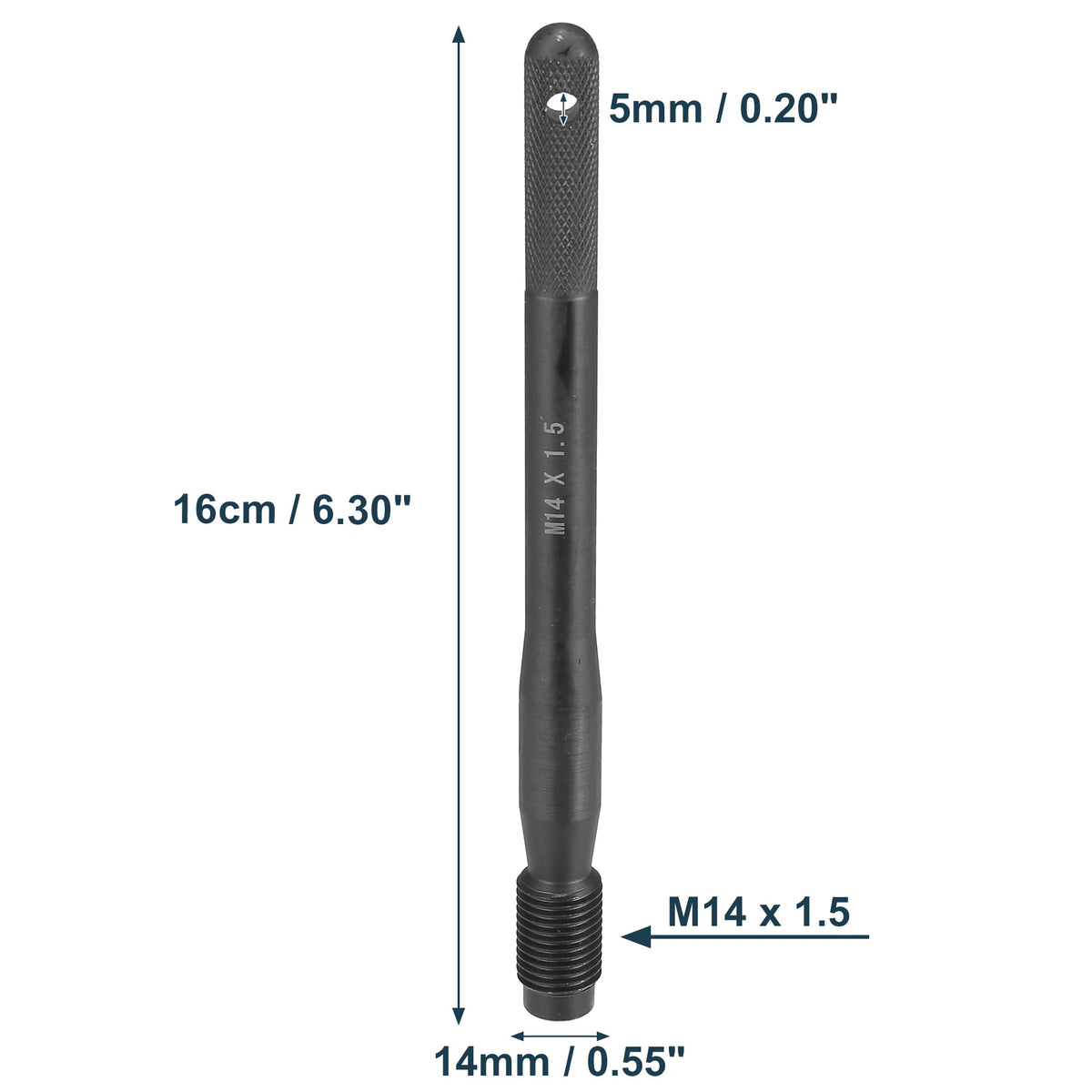 Black Carbon Steel Wheel Hangers Alignment Pin M14x1.5 K959829