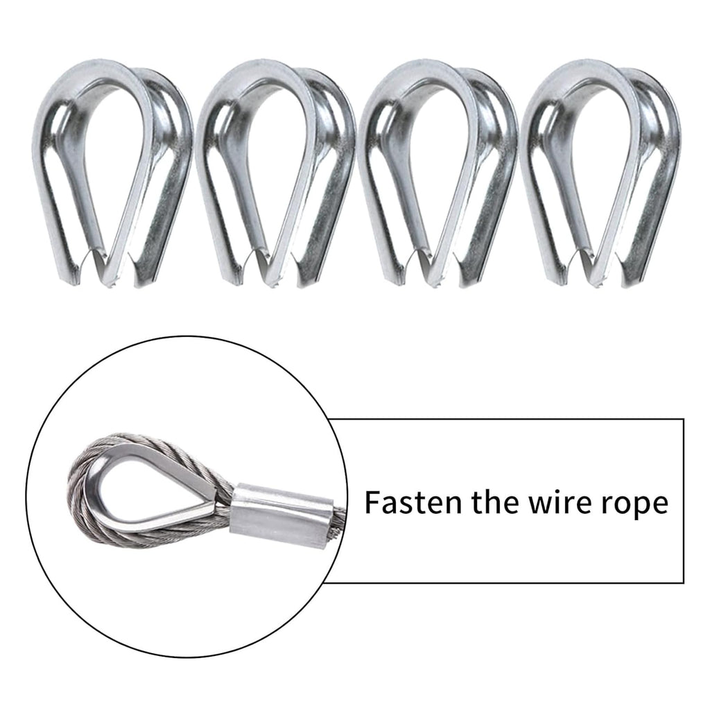 1/8 inch Stainless Steel Wire Rope Kit, 33ft M65257