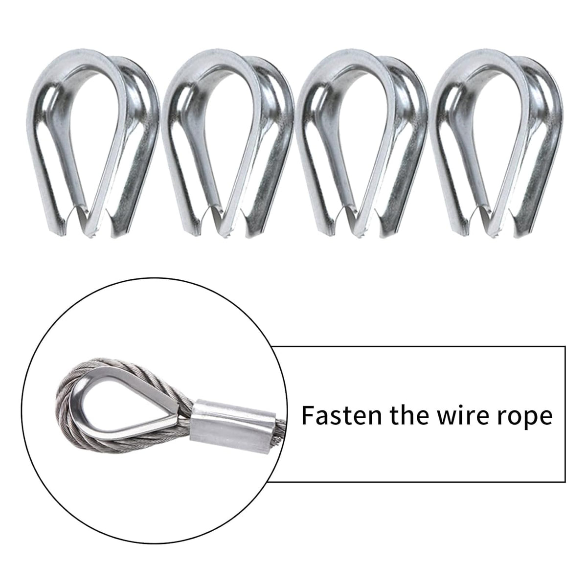 1/8 inch Stainless Steel Wire Rope Kit, 33ft M65257