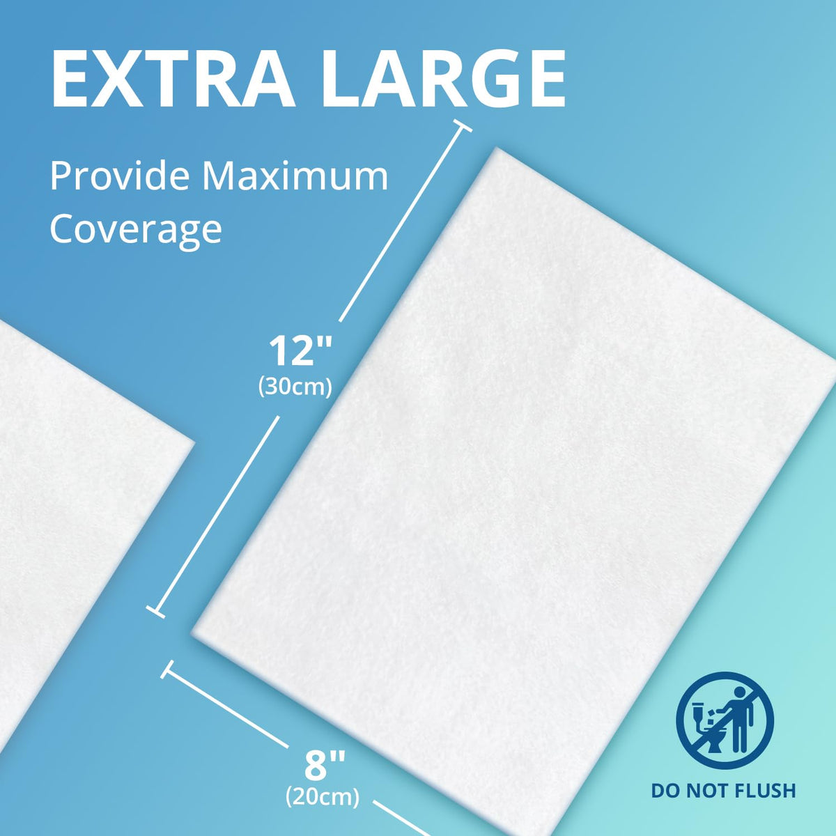 Small Adult Diapers with Tabs, 15 Count & Ultra Thick Bathing Wipes E99919