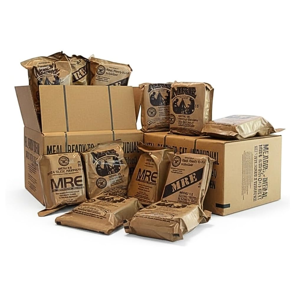 MRE Meals Ready to Eat A and B bundle cases with heater O6799