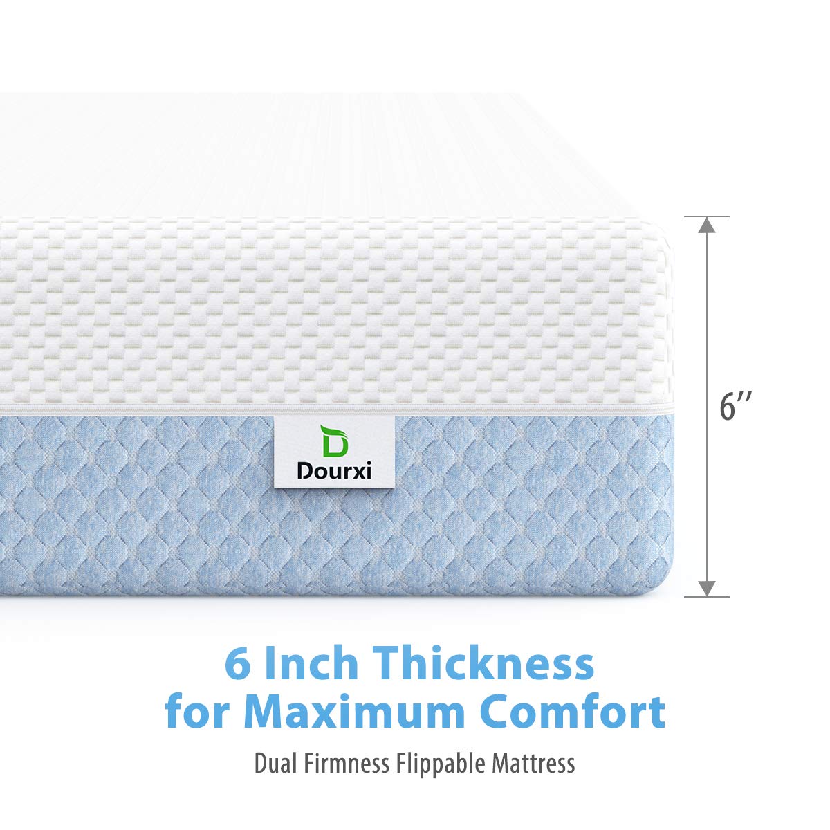 Dual Sided Gel Memory Foam Crib Mattress V46752