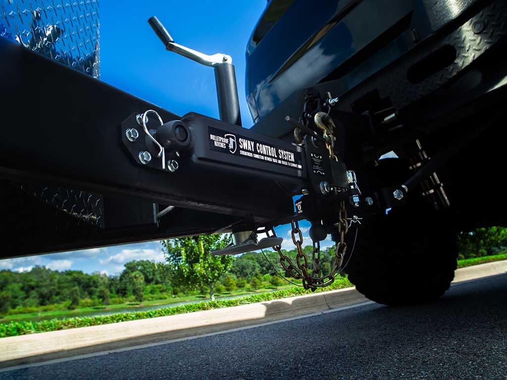 Trailer Anti Sway Control System Rated up to 10,000 lbs Solid Steel Black Powder Coat B501