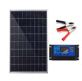 10W 12V Monocrystalline Solar Panel Kit with 10A Charge Controller W2908